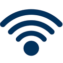 Беспроводной интернет, иконка Wi-Fi, доступный в баре Биргер Бар возле МГУ.